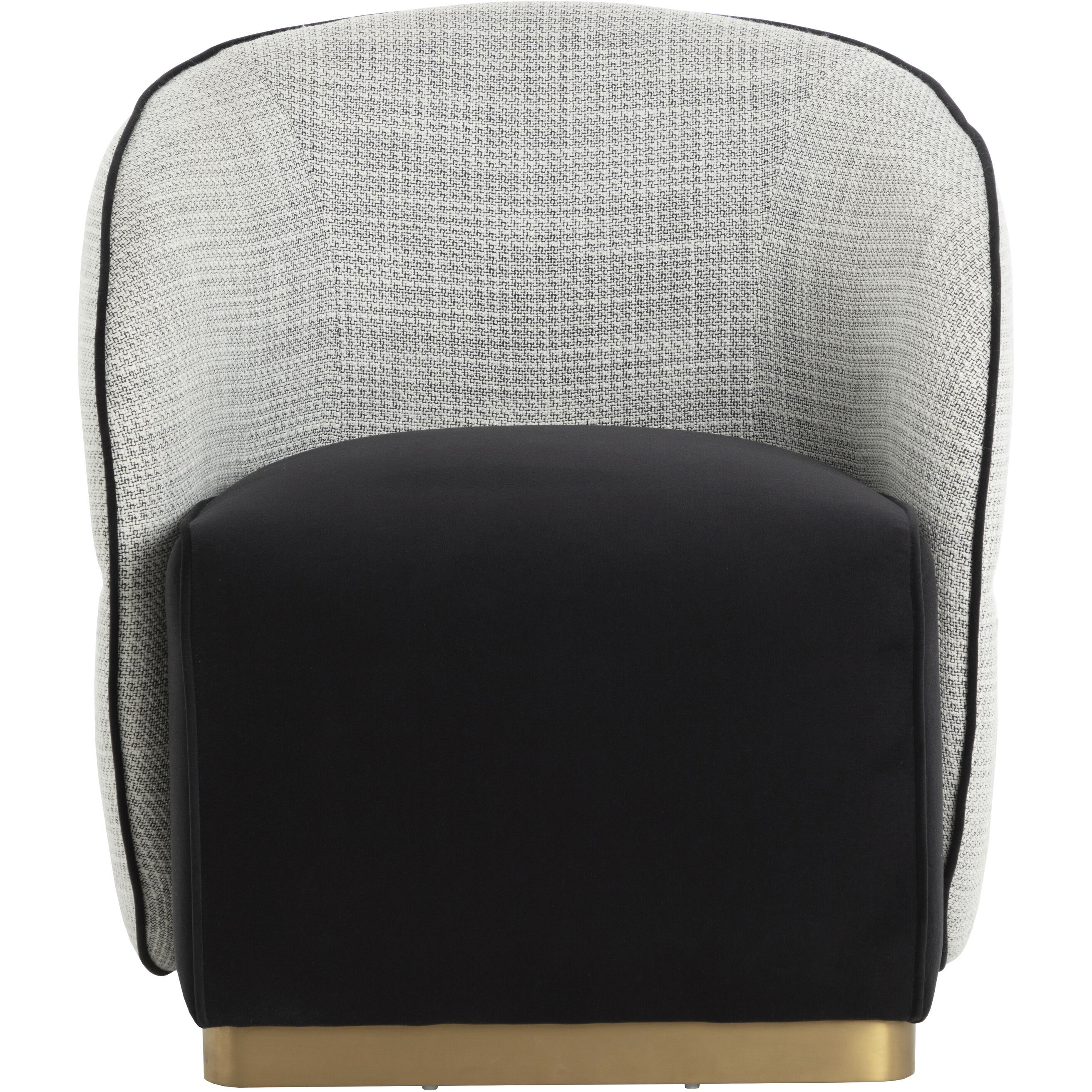 Fatina Abbington Black / Vera White Pepper Lounge Chair